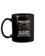 Load image into Gallery viewer, Black Pekingese Personal Stalker St. Patrick's Day Printed Mug Mug
