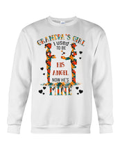 Load image into Gallery viewer, Gift For Autism Angel Grandma I Used To Be His Angel Now He's Mine Sweatshirt
