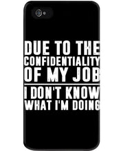 Load image into Gallery viewer, I Don't Know What I'm Doing Black And White Printed Mug Phone case
