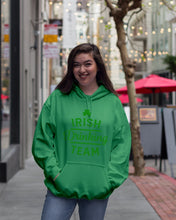 Load image into Gallery viewer, Irsih Drinking Team Green Shamrock St Patrick's Day Hoodie
