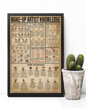 Load image into Gallery viewer, Something You Should Know About Make Up Artist Knowledge Vertical Poster
