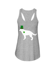 Load image into Gallery viewer, German Shepherd Leprechaun St. Patrick's Day Color Changing Mug Ladies Flowy Tank
