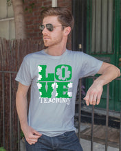 Load image into Gallery viewer, Teaching Love Clover St Patrick's Day Gift Guys Tee
