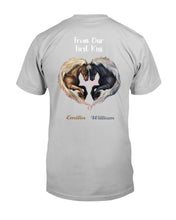 Load image into Gallery viewer, Horses From Our First Kiss Custom Name Gift For Girlfriend Guys Tee
