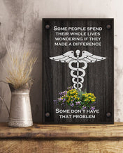 Load image into Gallery viewer, Nurse They Made A Difference Veteranary Symbol Meaningful Gift Vertical Poster
