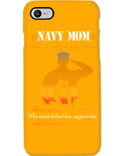 Load image into Gallery viewer, Son Gift For Navy Mom Behind Every Strong Soldier Phone case

