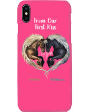 Load image into Gallery viewer, Horses From Our First Kiss Custom Name Gift For Girlfriend Phone case

