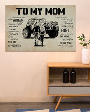 Load image into Gallery viewer, Daughter Gift For Mom Jeep You Are Appreciated Horizontal Poster
