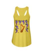 Load image into Gallery viewer, Grape Harp Music For Mom Printed Mug Ladies Flowy Tank
