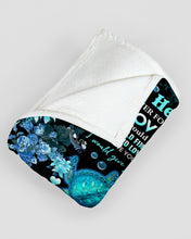 Load image into Gallery viewer, Blue Sea Turtle How Special You Are Custom Name Gift For Wife Fleece Blanket
