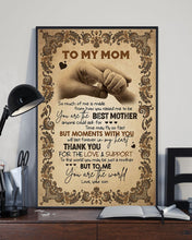 Load image into Gallery viewer, You Are The Best Mother Paisley Design Son Gift For Mom Vertical Poster
