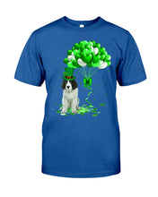 Load image into Gallery viewer, Landseer Newfie Patrick Balloons St. Patrick's Day Color Changing Mug Guys Tee
