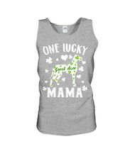 Load image into Gallery viewer, Great Dane Let The Shenanigans Begin Clover St Patrick's Day Gift Unisex Tank Top
