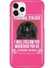 Load image into Gallery viewer, Black Pekingese Personal Stalker St. Patrick's Day Printed Mug Phone case
