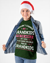 Load image into Gallery viewer, I Could Change The World For My Grandkids Ladies Tee
