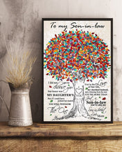 Load image into Gallery viewer, Colorful Tree The Love Of Her Life Mom Gift For Son Vertical Poster
