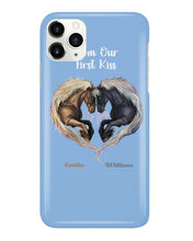 Load image into Gallery viewer, Horses From Our First Kiss Custom Name Gift For Girlfriend Phone case
