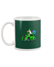 Load image into Gallery viewer, Labrador Green Car Pot Of Gold St Patrick's Day Gift For Dog Lovers Mug
