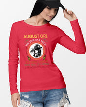 Load image into Gallery viewer, Birthday Gift For August Girl The Soul Of A Witch Unisex Long Sleeve
