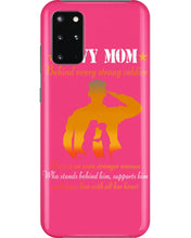 Load image into Gallery viewer, Son Gift For Navy Mom Behind Every Strong Soldier Phone case
