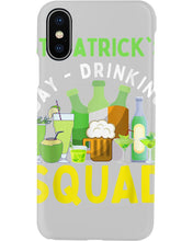 Load image into Gallery viewer, Happy St. Patrick's Day Printed Mug Drinking Squad 2021 Irish Shamrock Phone case
