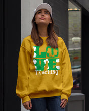 Load image into Gallery viewer, Teaching Love Clover St Patrick's Day Gift Sweatshirt
