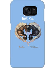 Load image into Gallery viewer, Horses From Our First Kiss Custom Name Gift For Girlfriend Phone case

