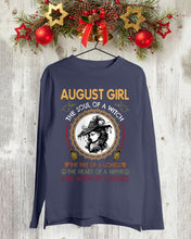 Load image into Gallery viewer, Birthday Gift For August Girl The Soul Of A Witch Unisex Long Sleeve
