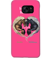 Load image into Gallery viewer, Horses From Our First Kiss Custom Name Gift For Girlfriend Phone case
