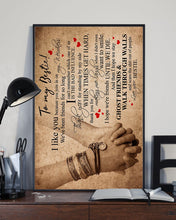 Load image into Gallery viewer, Walk Through Walls Hand In Hand Gift For Bestie Vertical Poster
