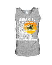 Load image into Gallery viewer, Birthday Gift For Libra Girl Will Bury You With A Smile Unisex Tank Top
