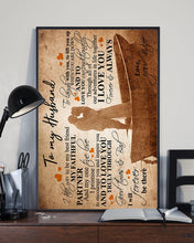Load image into Gallery viewer, A Boat Forever Be There Gift For Husband Vertical Poster
