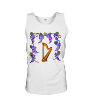 Load image into Gallery viewer, Grape Harp Music For Mom Printed Mug Unisex Tank Top
