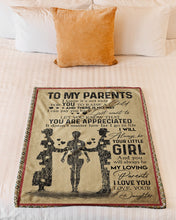 Load image into Gallery viewer, Daughter Gift For Parents You Are Appreciated Fleece Blanket
