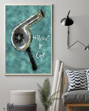 Load image into Gallery viewer, Oil Painting Blow It Out Meaningful Gift For Hairdresser Vertical Poster
