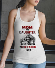 Load image into Gallery viewer, Mom And Daughter Best Freaking Partner In Crime Ever Ladies Flowy Tank
