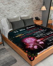 Load image into Gallery viewer, I Want You Today Tomorrow Custom Name Gift For Husband Sherpa Blanket
