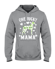 Load image into Gallery viewer, Great Dane Let The Shenanigans Begin Clover St Patrick's Day Gift Hoodie
