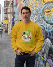 Load image into Gallery viewer, Bulldog Leprechaun Clover St Patrick's Day Gift For Dog Lovers Sweatshirt
