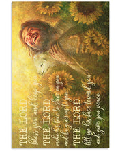 Load image into Gallery viewer, The Lord Bless You And Keep You Sunflowers Vertical Poster
