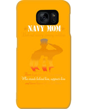 Load image into Gallery viewer, Son Gift For Navy Mom Behind Every Strong Soldier Phone case
