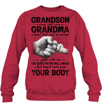 Load image into Gallery viewer, Can't Be Broken Grandma And Grandson Sweatshirt
