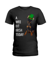 Load image into Gallery viewer, Manchester Terrier Irish Today St. Patrick's Day Printed Mug Ladies Tee
