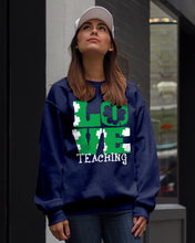 Load image into Gallery viewer, Teaching Love Clover St Patrick's Day Gift Sweatshirt
