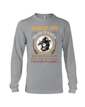 Load image into Gallery viewer, Birthday Gift For August Girl The Soul Of A Witch Unisex Long Sleeve
