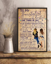 Load image into Gallery viewer, Gift For Hairstylist Bestie How Special You Are To Me Vertical Poster
