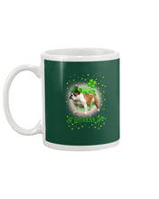 Load image into Gallery viewer, Bulldog Leprechaun Clover St Patrick's Day Gift For Dog Lovers Mug
