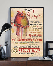 Load image into Gallery viewer, Cardinal Couple As I Lay My Love On You Gift For Wife Vertical Poster
