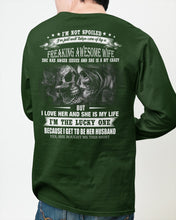Load image into Gallery viewer, Amazing Gift For Husband She Love Me So Much Skull Unisex Long Sleeve
