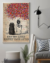 Load image into Gallery viewer, Bloodhound Dog And She Lived Happily Ever After Vertical Poster
